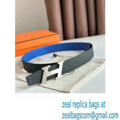 Hermes H Speed belt buckle  &  Reversible leather strap 32 mm 05 2023